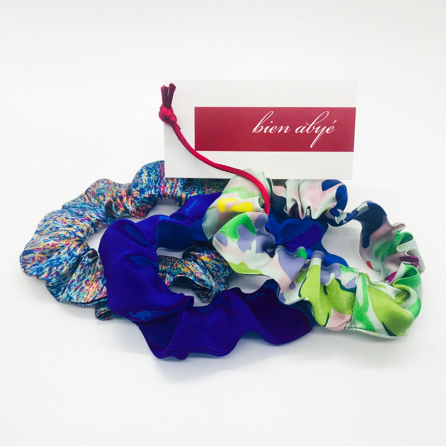 Assorted 3-Pack Silk Scrunchies