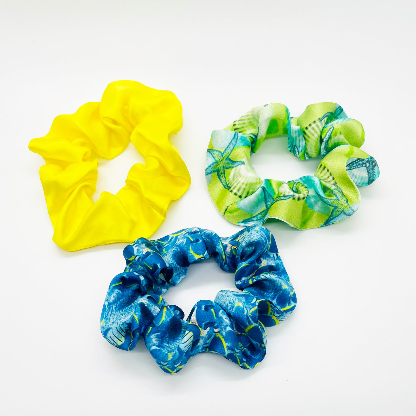 Assorted 3-Pack Silk Scrunchies