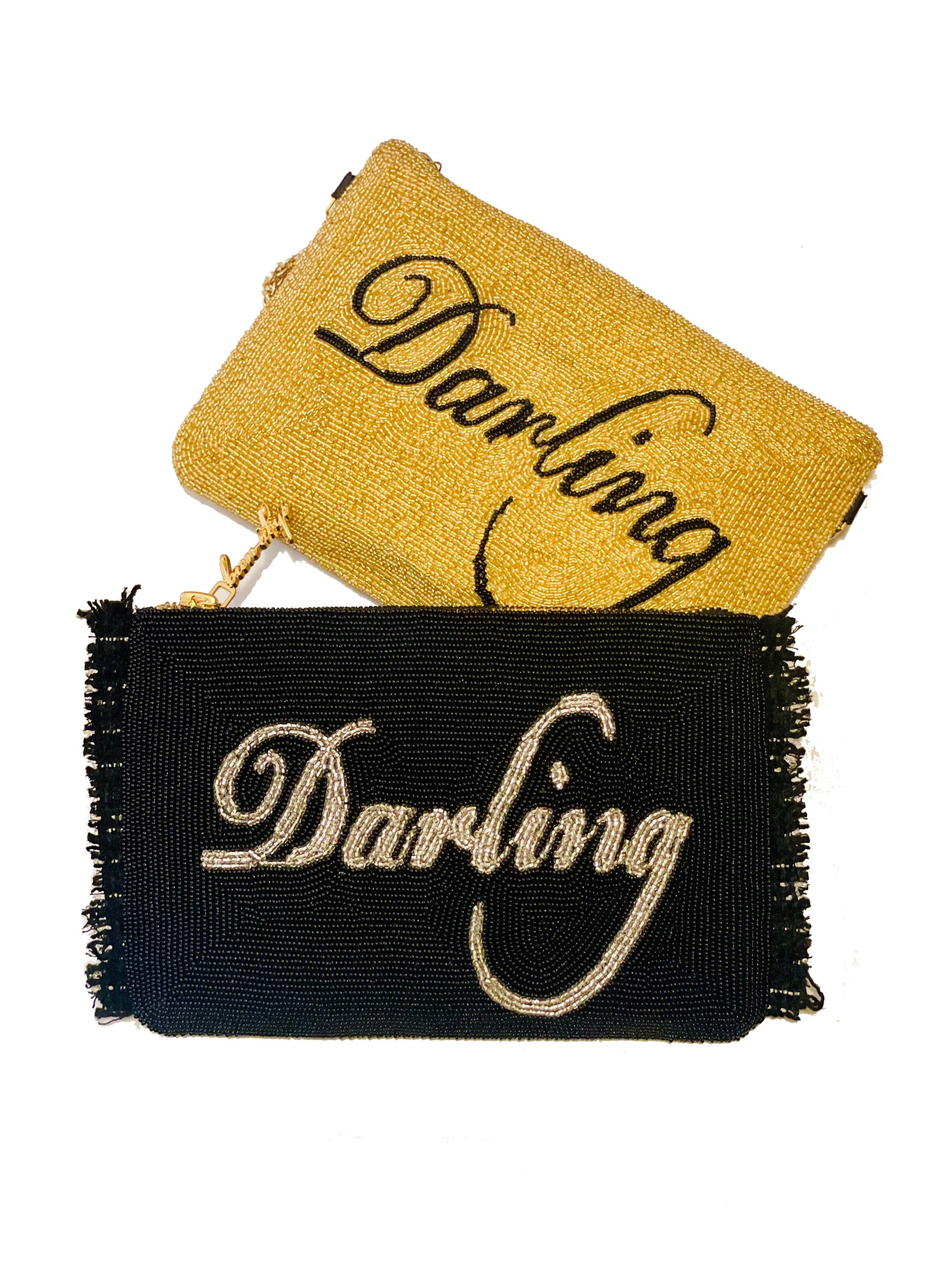 Beaded Black Darling Handbag