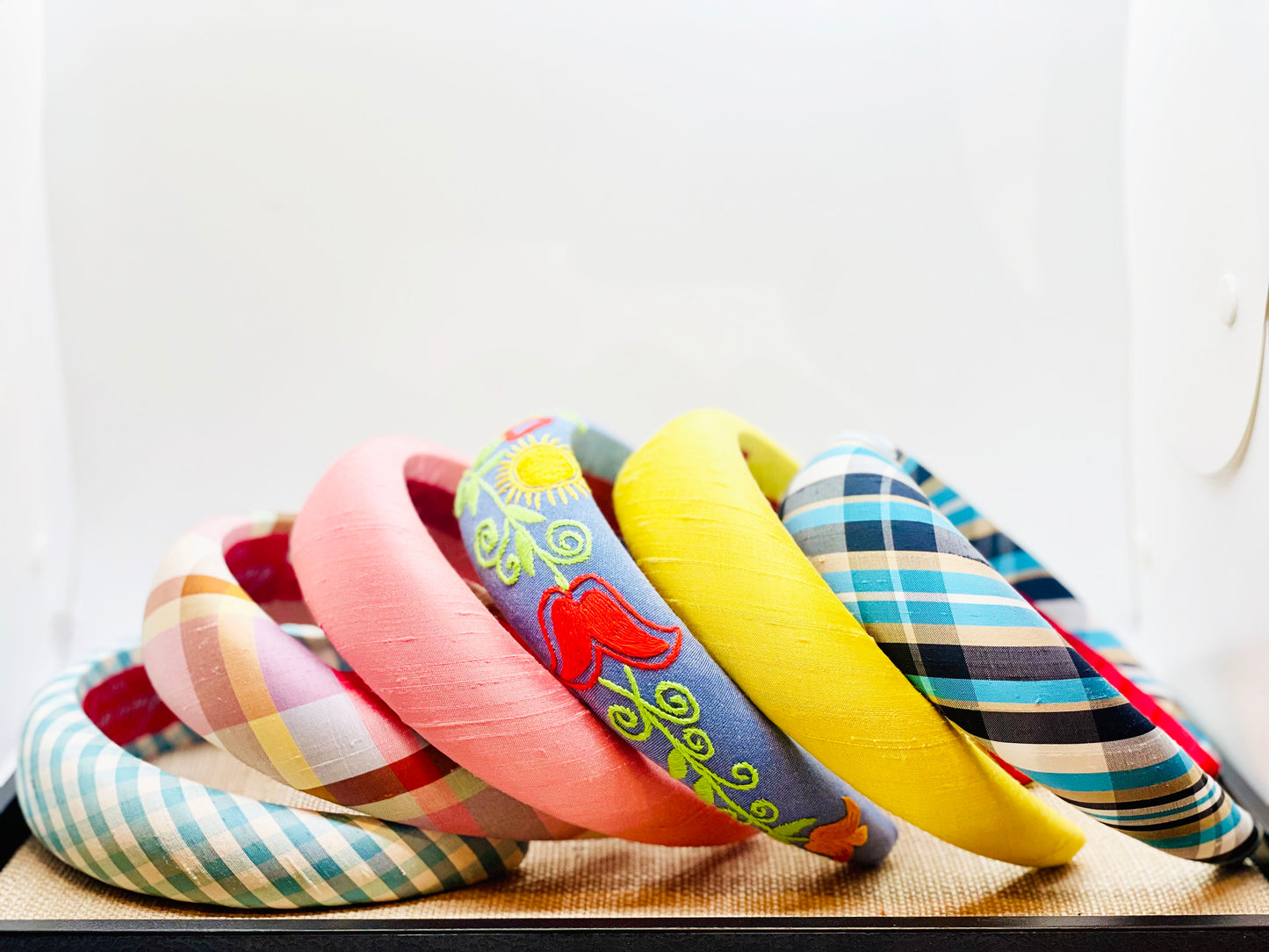 Sunshine Raw Silk Headband