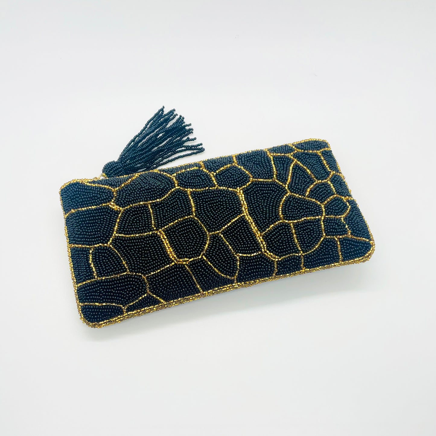 Beaded Giraffe Wallet Handbag