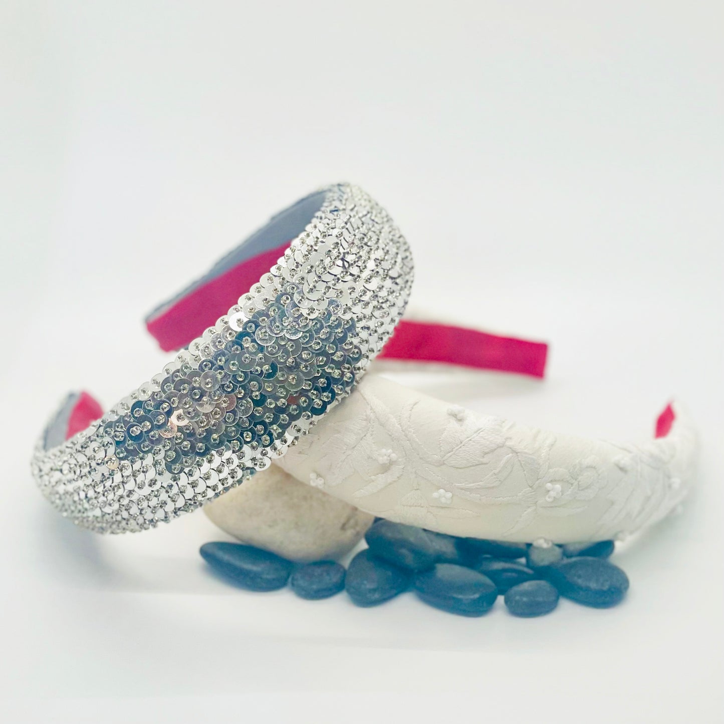 This is Love Bridal Embroidered Silk Headband