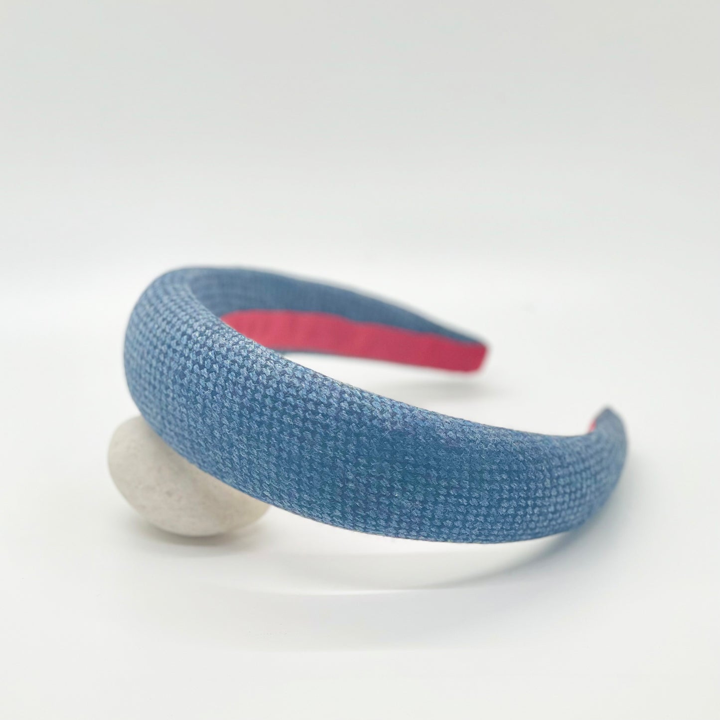 Midnight Wool Tweed Headband