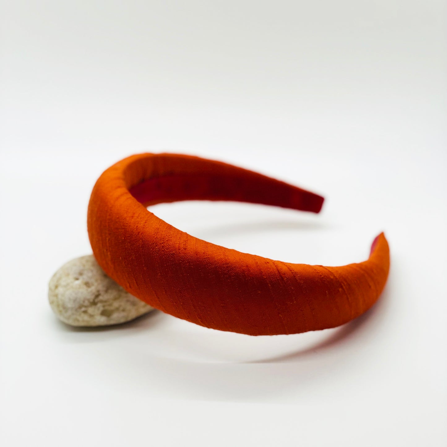 Rum Orange Silk Headband