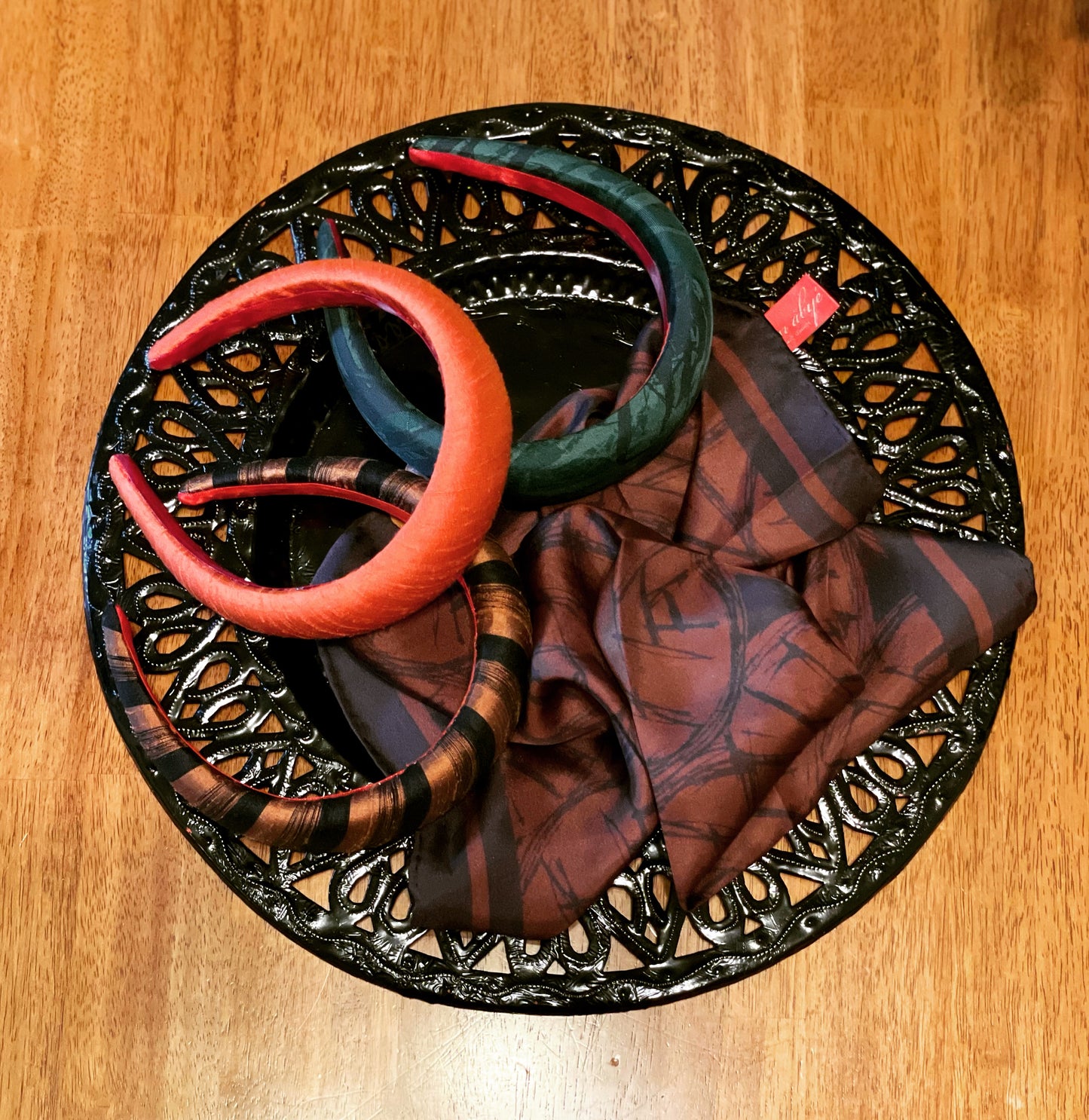 Sugarcane Leaf Silk Headband