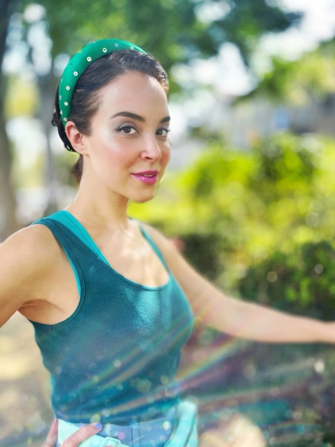 Seed Sequins Headband