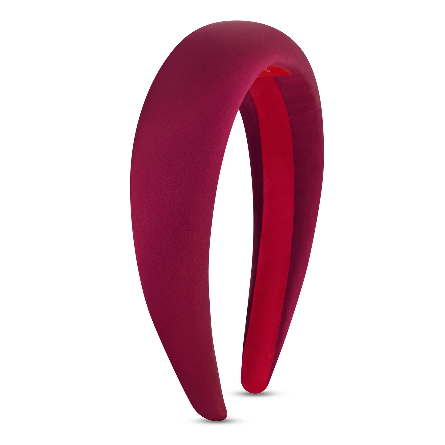 Bordeaux Solid Silk Headband