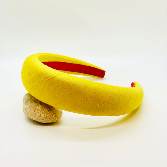 Sunshine Raw Silk Headband