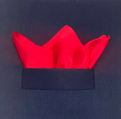 Cherry Solid Silk Square