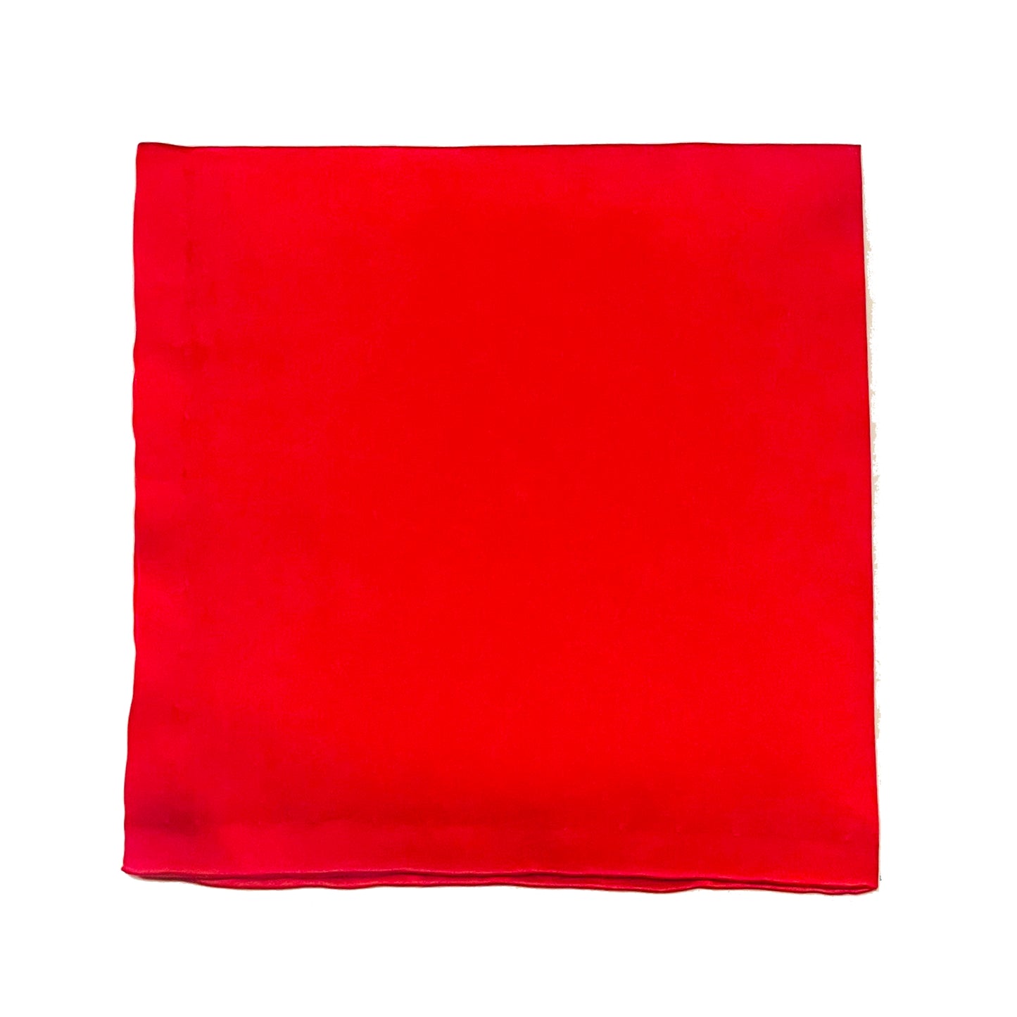 Cherry Solid Silk Square
