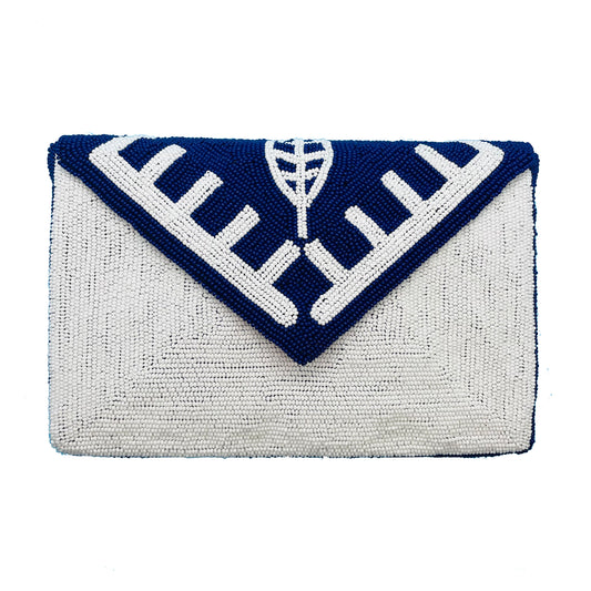 Indigo Envelope Clutch Handbag