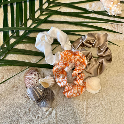 Assorted 3-Pack Silk Scrunchies