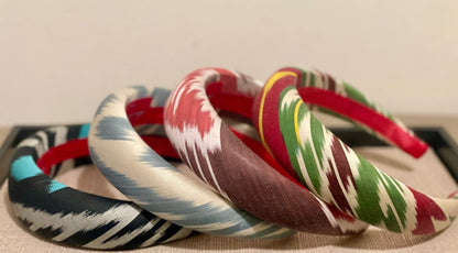 Ikat Tree of Life Silk Headband