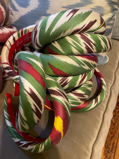 Ikat Tree of Life Silk Headband