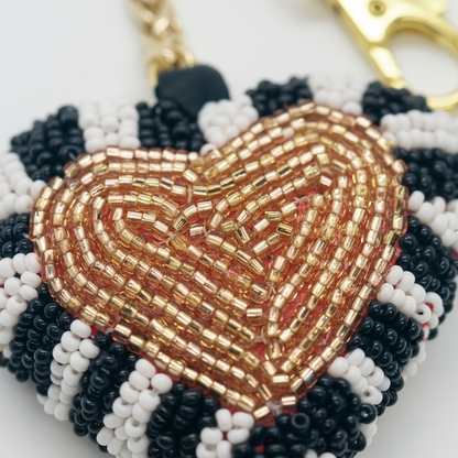 Beadwork detail close-up