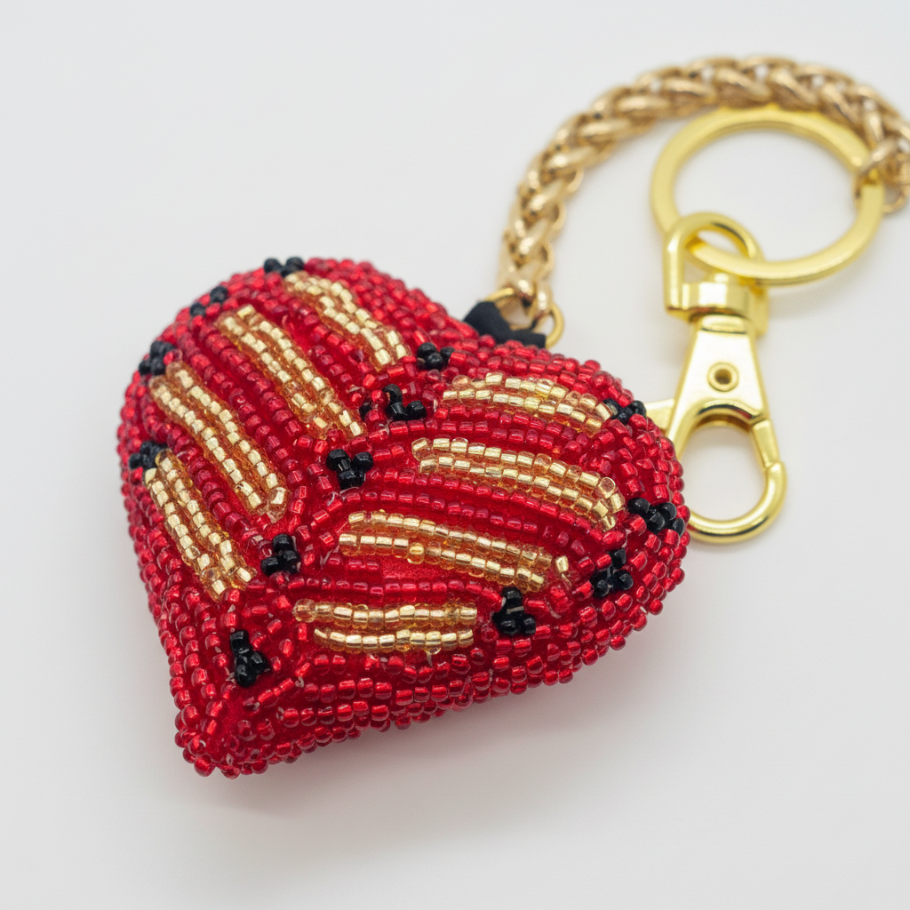 Coat of Arms Beadwork Detail
