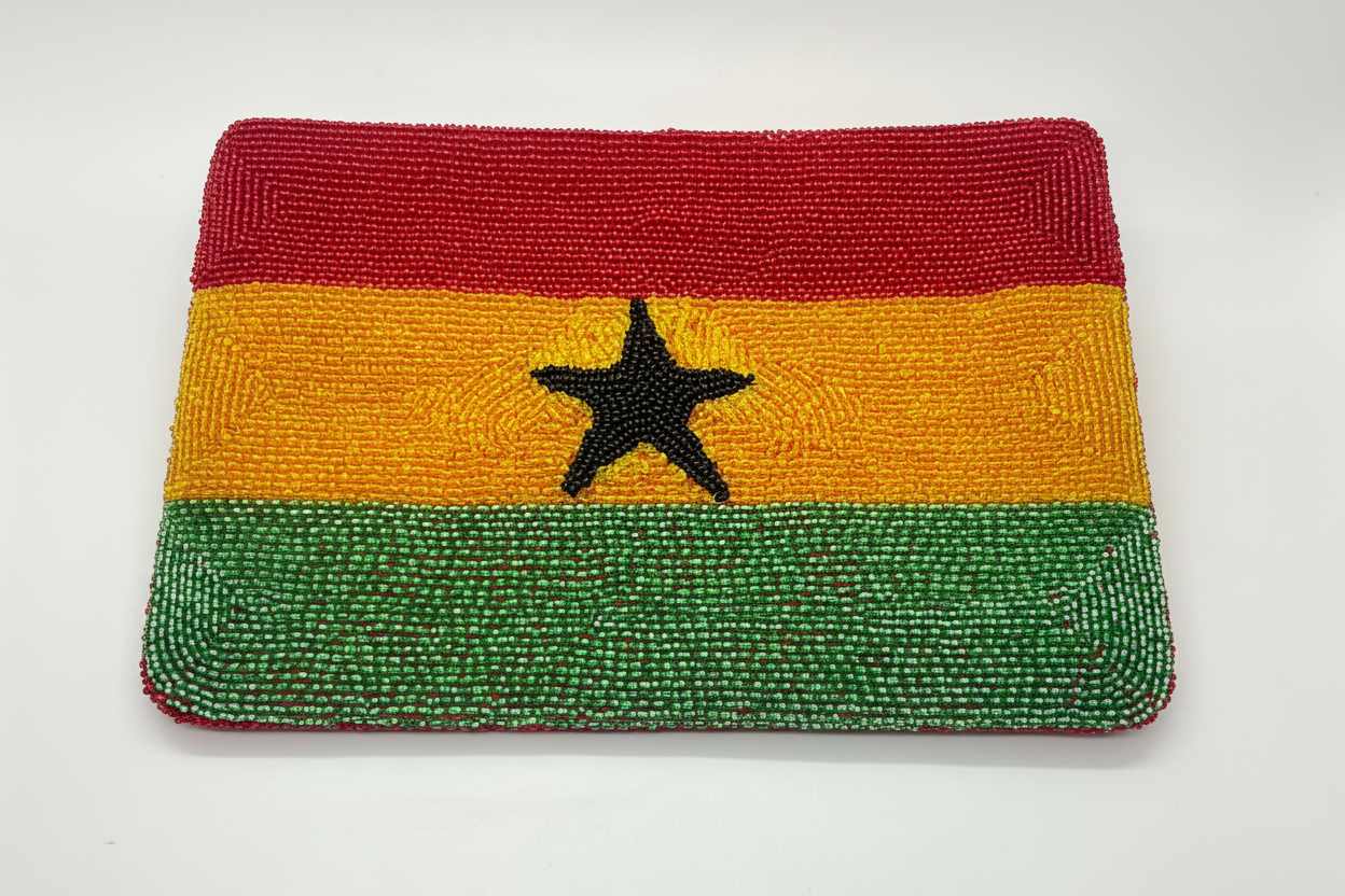 Ghana Beaded Clutch – No Zipper Holders