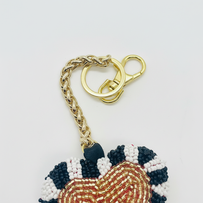 Gold chain and clasp detail