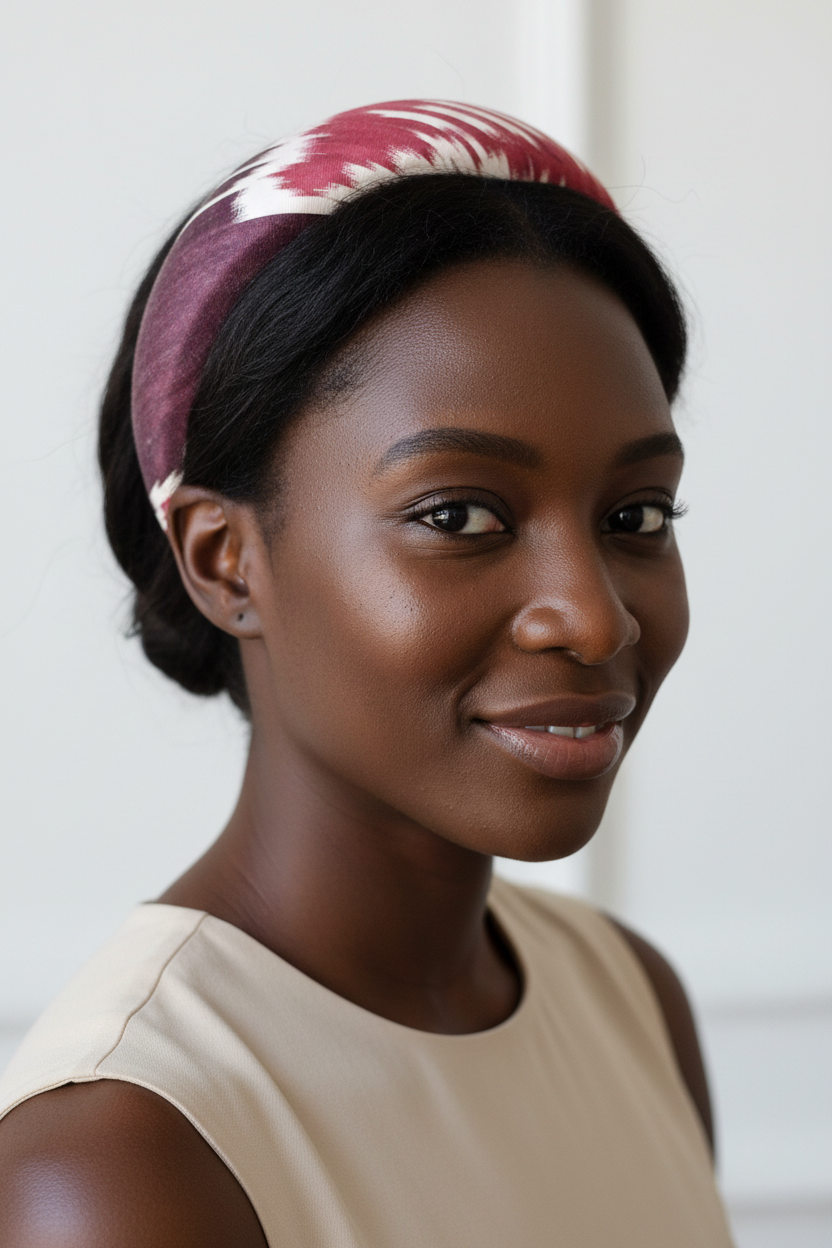 Realistic Black model with Pinot headband 1